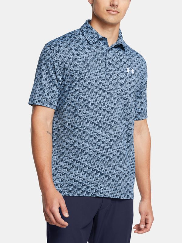 Under Armour Under Armour UA Playoff 3.0 Printed Polo Majica plava
