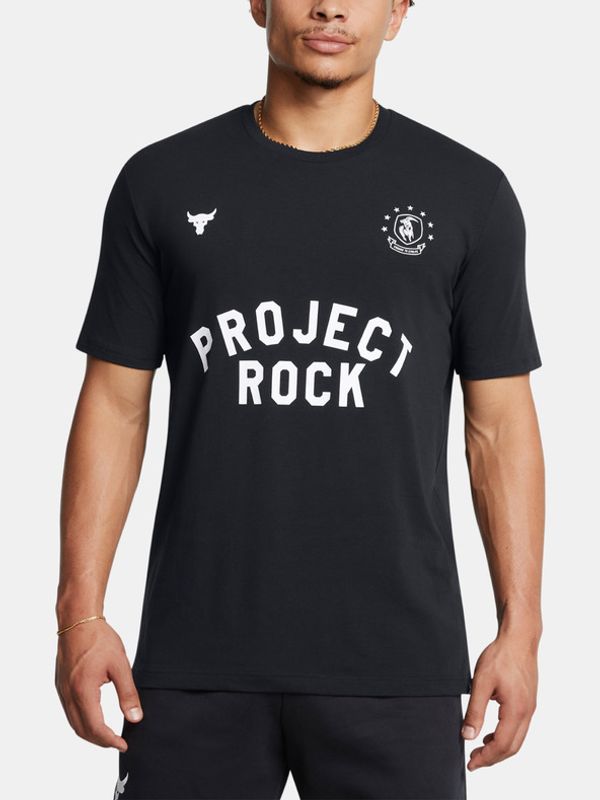 Under Armour Under Armour UA Project Rock Badge Of Honor Majica crna