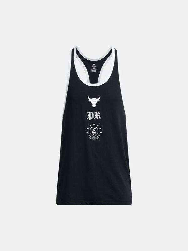 Under Armour Under Armour UA Project Rock Badge Of Honor Racer Majica bez rukava crna