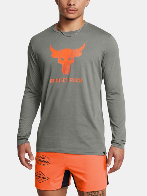 Under Armour Under Armour UA Project Rock Brahma Bull LS Majica zelena