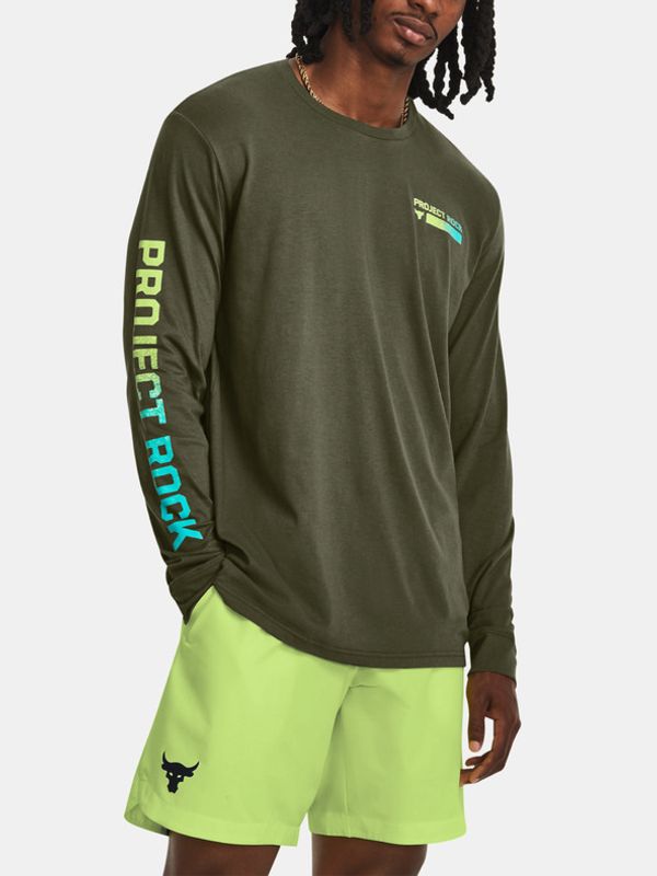 Under Armour Under Armour UA Project Rock Brahma LS Majica zelena