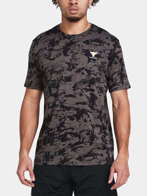 Under Armour Under Armour UA Project Rock Payof AOP Graphic Majica smeđa