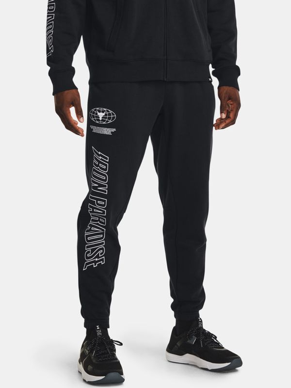Under Armour Under Armour UA Project Rock Rival Flc Donji dio trenirke crna