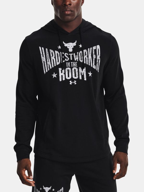 Under Armour Under Armour UA Project Rock Terry Hoodie Majica dugih rukava crna