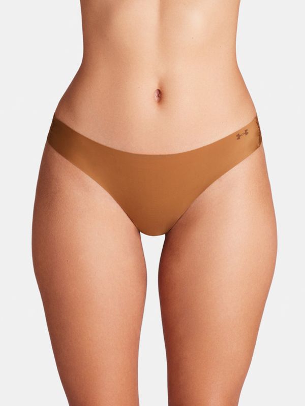 Under Armour Under Armour UA Pure Stretch 3 No Show 3-pack Gaćice smeđa