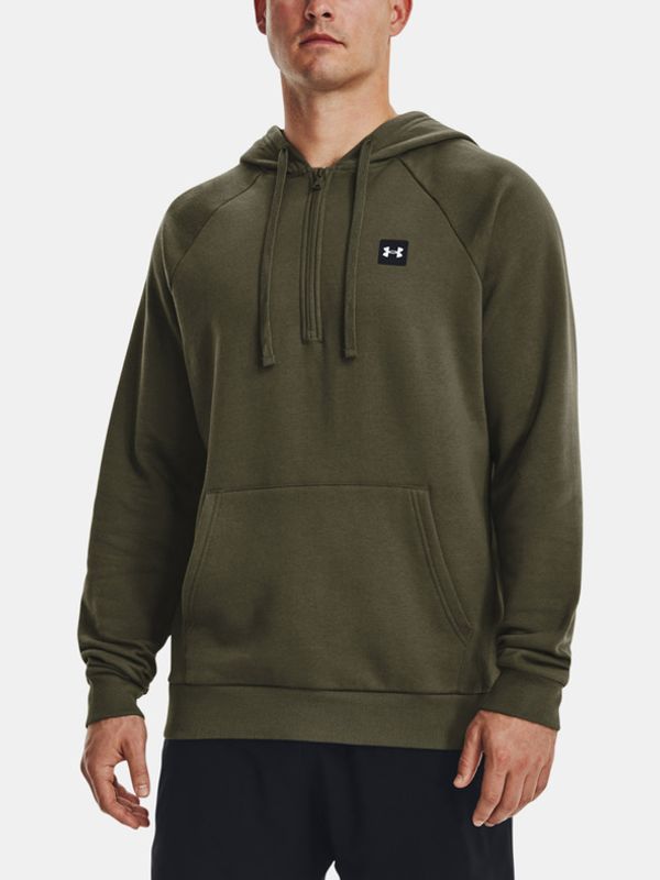 Under Armour Under Armour UA Rival Fleece 1/2 Zip HD Majica dugih rukava zelena