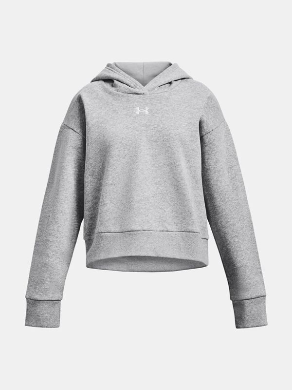 Under Armour Under Armour UA Rival Fleece Crop Hoodie Trenirka (gornji dio) dječja siva
