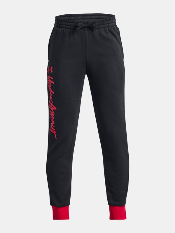 Under Armour Under Armour UA Rival Fleece Script Trenirka dječja donji dio crna