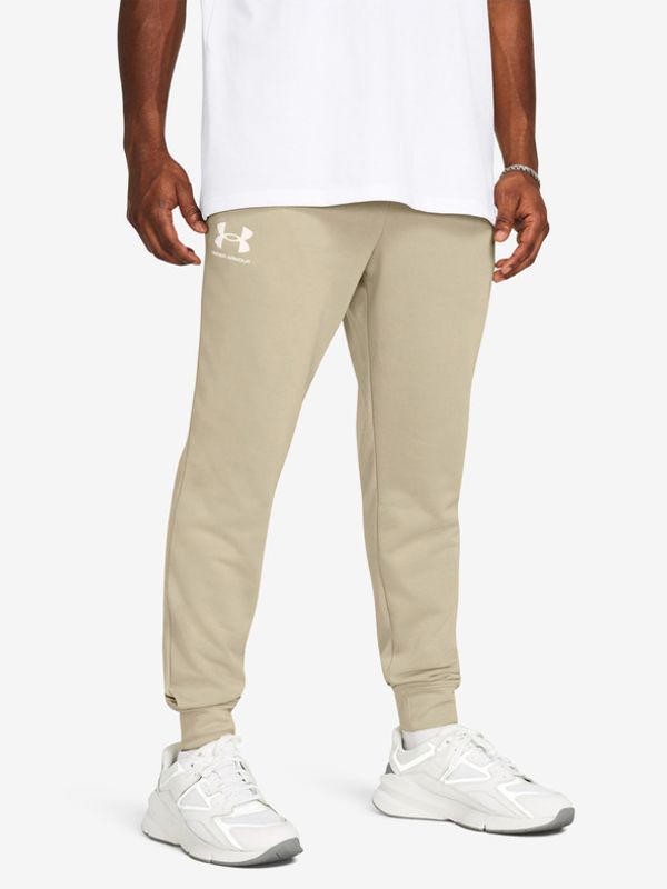 Under Armour Under Armour UA Rival Terry Donji dio trenirke bež