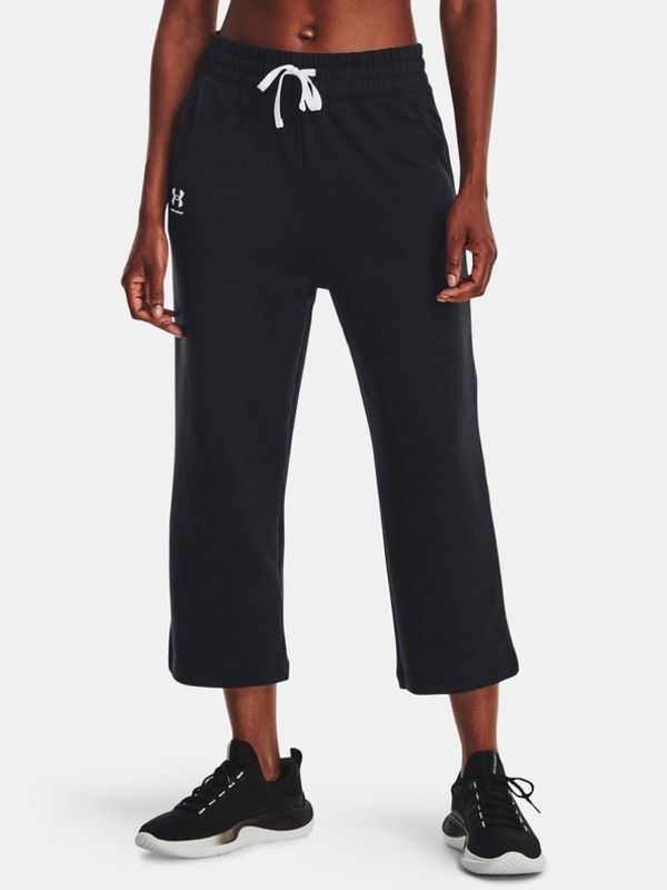 Under Armour Under Armour UA Rival Terry Flare Crop Donji dio trenirke crna