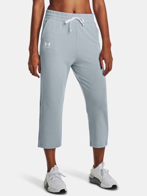 Under Armour Under Armour UA Rival Terry Flare Crop Donji dio trenirke plava