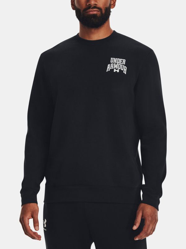 Under Armour Under Armour UA Rival Terry Graphic Crew Majica dugih rukava crna