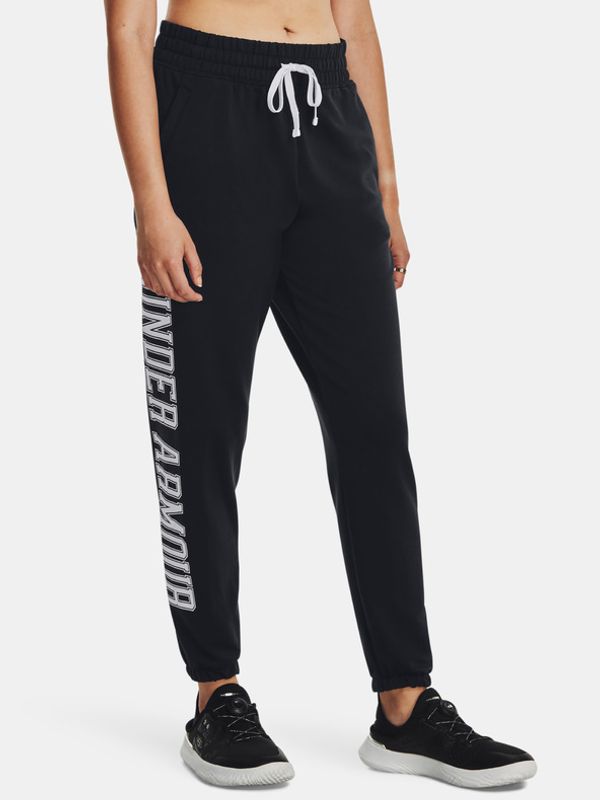 Under Armour Under Armour UA Rival Terry Graphic Donji dio trenirke crna