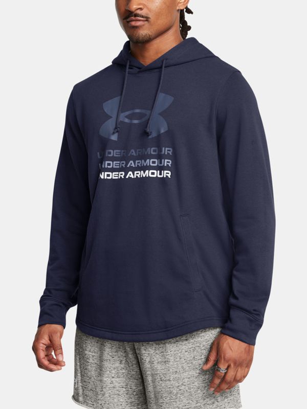 Under Armour Under Armour UA Rival Terry Graphic Hood Majica dugih rukava plava