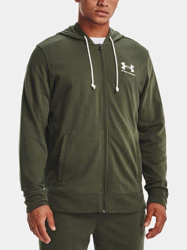 Under Armour Under Armour UA Rival Terry LC FZ Majica dugih rukava zelena