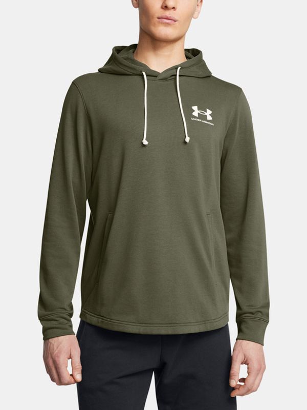Under Armour Under Armour UA Rival Terry LC HD Majica dugih rukava zelena