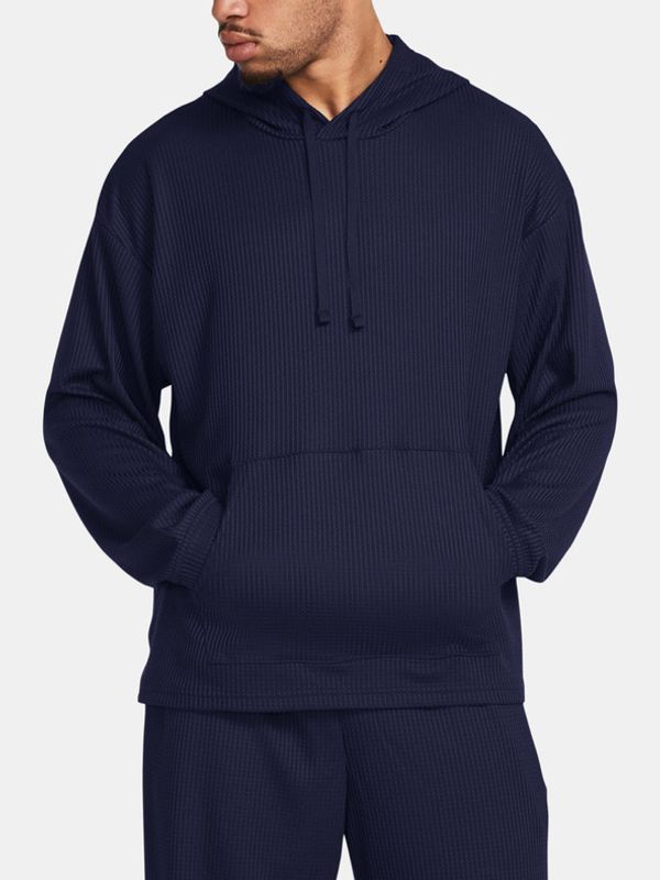 Under Armour Under Armour UA Rival Waffle Hoodie Majica dugih rukava plava