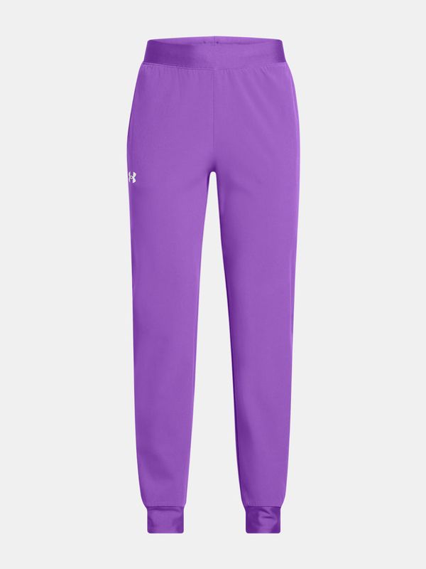 Under Armour Under Armour UA Rival Woven Trenirka dječja donji dio ljubičasta