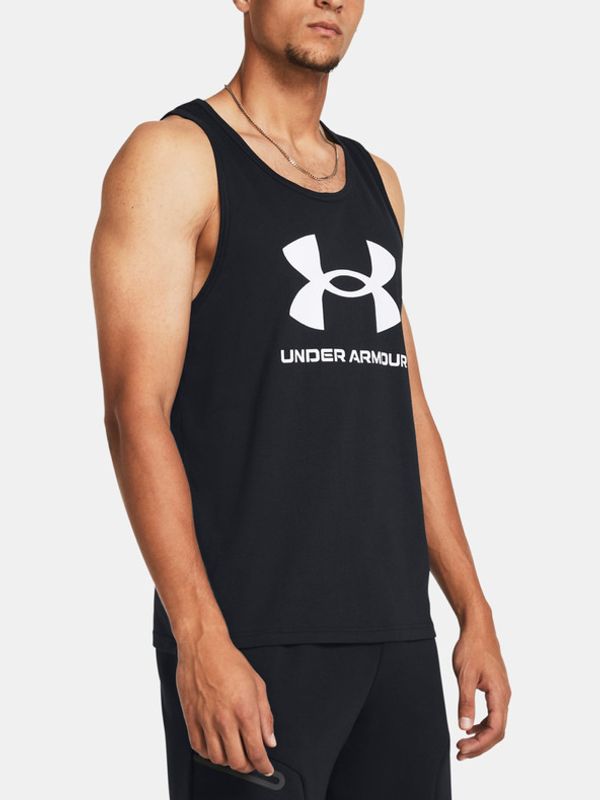 Under Armour Under Armour UA Sportstyle Logo Majica bez rukava crna