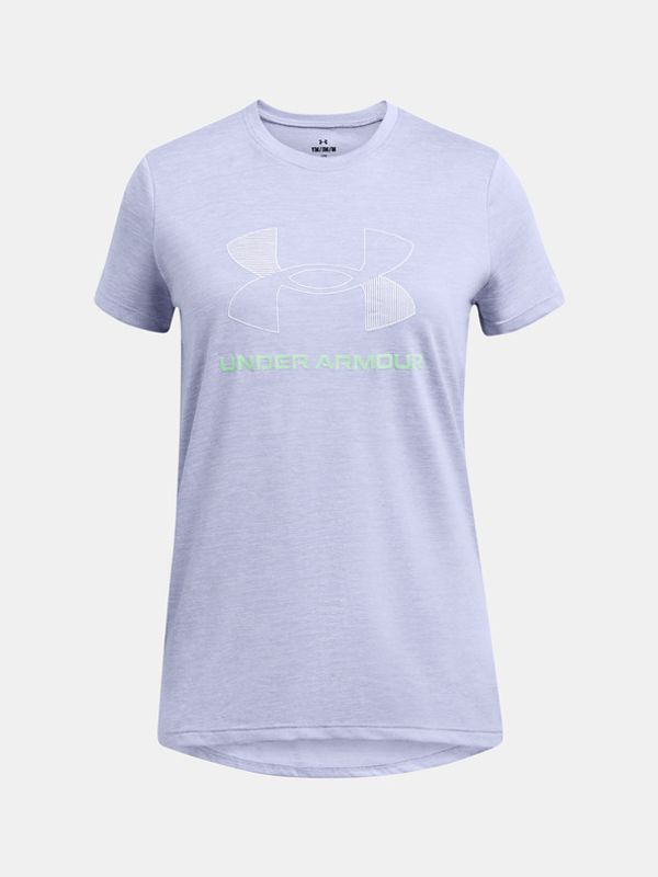 Under Armour Under Armour UA Tech BL Twist SS Majica dječja ljubičasta
