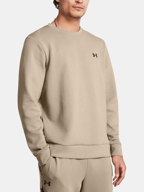 Under Armour Under Armour UA Unstoppable Flc Crew Majica dugih rukava smeđa