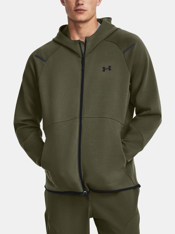 Under Armour Under Armour UA Unstoppable Flc FZ Majica dugih rukava zelena