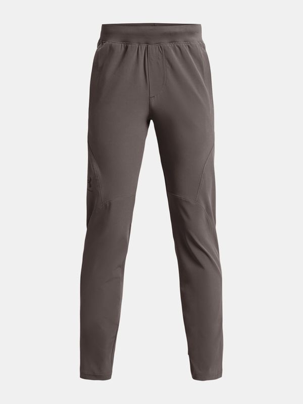 Under Armour Under Armour UA Unstoppable Tapered Hlače dječje smeđa