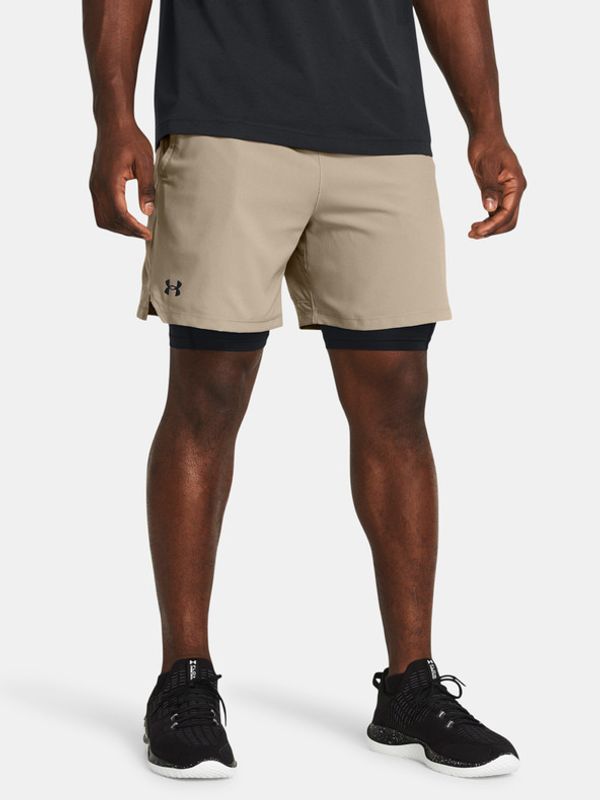 Under Armour Under Armour UA Vanish Woven 2in1 Kratke hlače smeđa