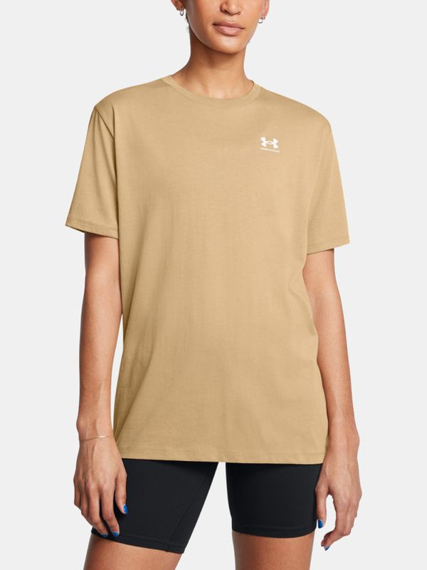 Under Armour Under Armour UA W Bfos Logo SS Majica smeđa