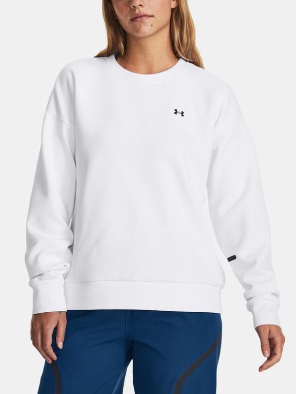 Under Armour Under Armour Unstoppable Flc Crew Majica dugih rukava bijela