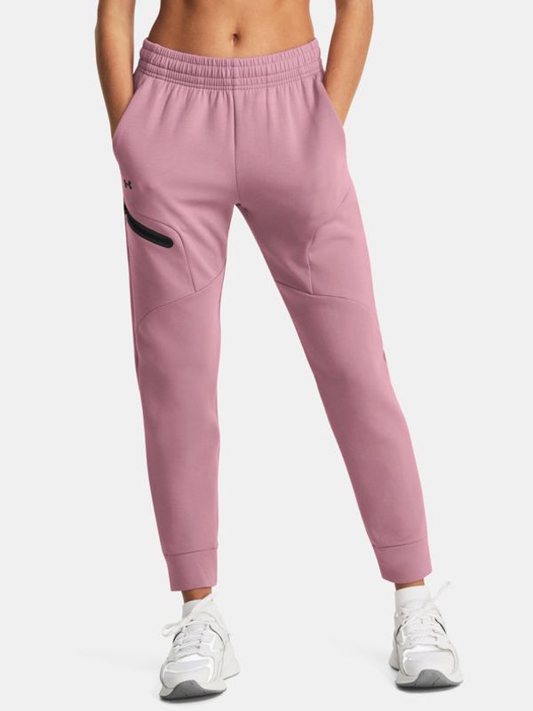 Under Armour Under Armour Unstoppable Flc Donji dio trenirke ružičasta