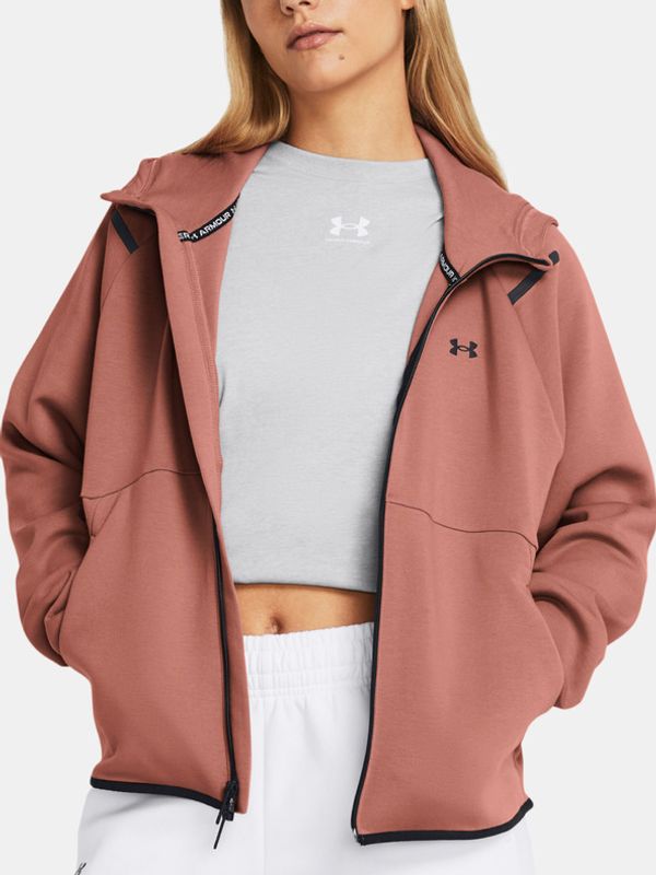 Under Armour Under Armour Unstoppable Flc FZ Majica dugih rukava ružičasta
