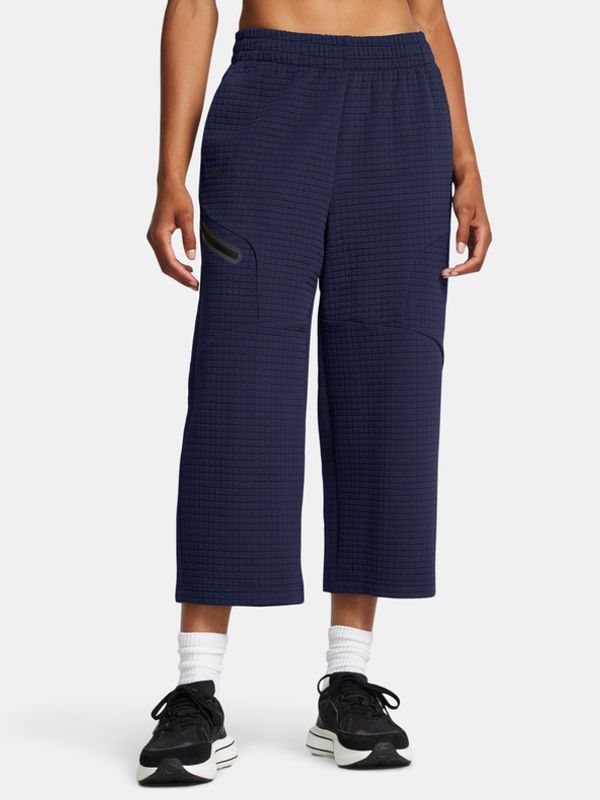 Under Armour Under Armour Unstoppable Flc Grid Crop Hlače plava