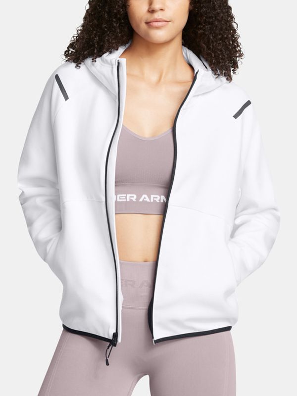 Under Armour Under Armour Unstoppable Fleece FZ Majica dugih rukava bijela