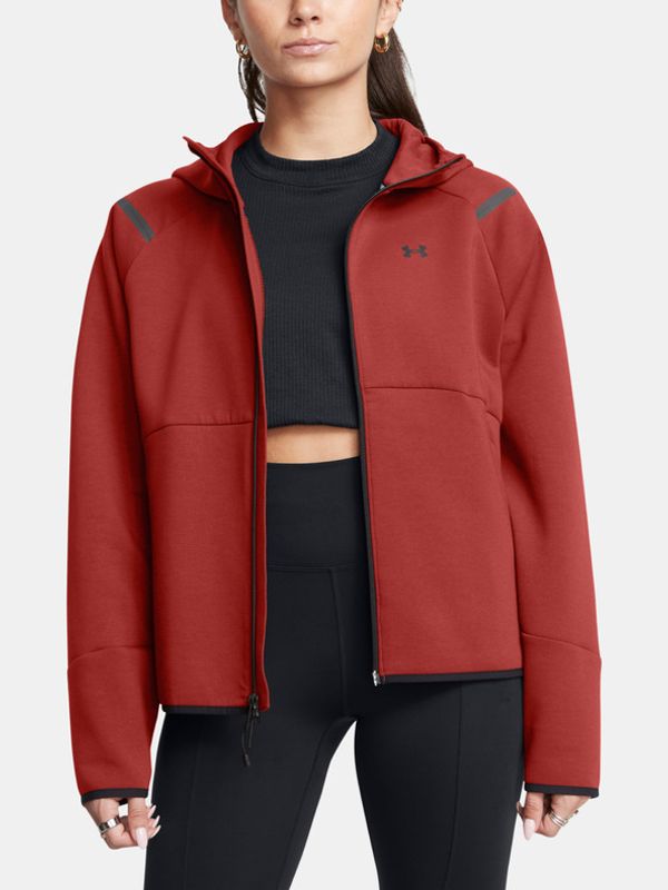 Under Armour Under Armour Unstoppable Fleece FZ Majica dugih rukava narančasta