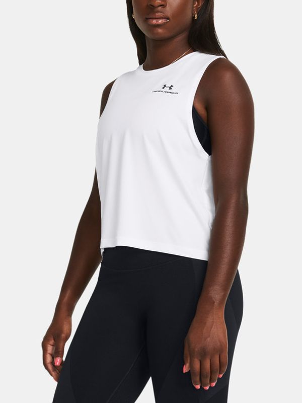 Under Armour Under Armour Vanish Energy Crop Majica bez rukava bijela