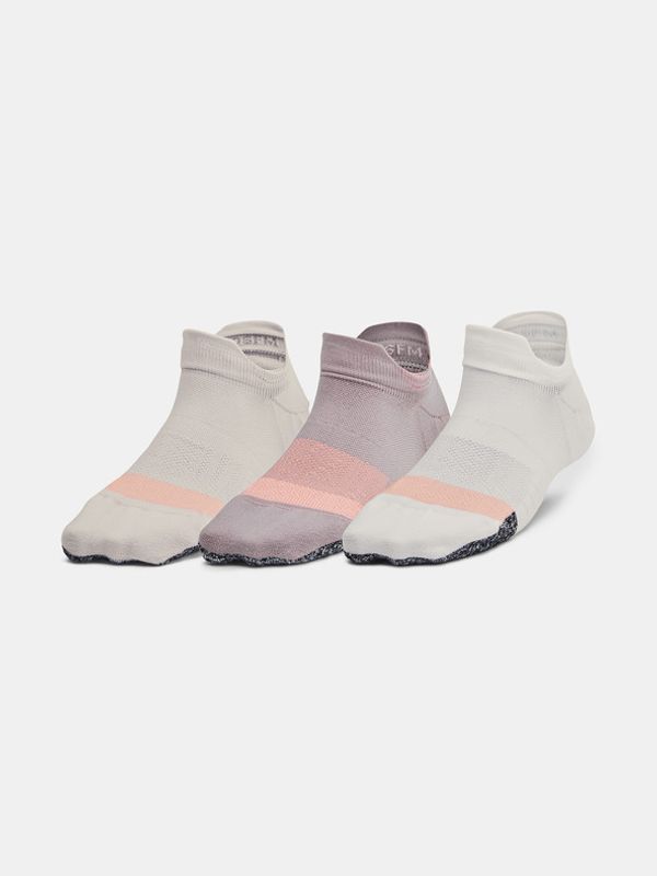Under Armour Under Armour Womens UA Breathe NS Tab 3-pack Čarape siva