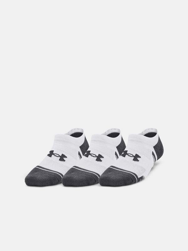 Under Armour Under Armour Y UA Performance Tech NS 3 para dječjih čarapa bijela