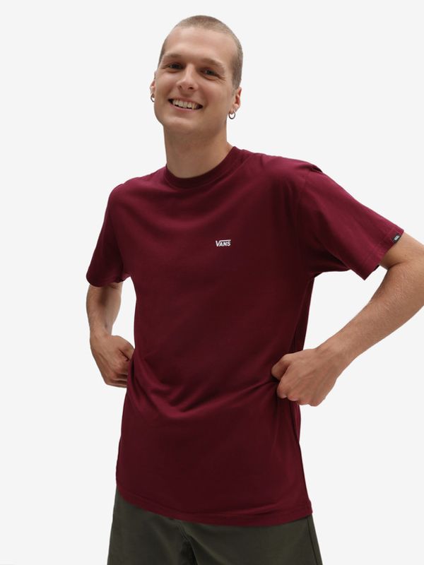 Vans Vans Left Chest Logo Majica crvena