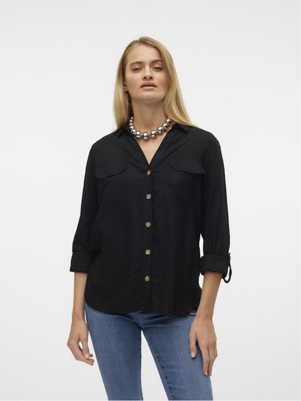 Vero Moda Vero Moda Bumpy Bluza crna
