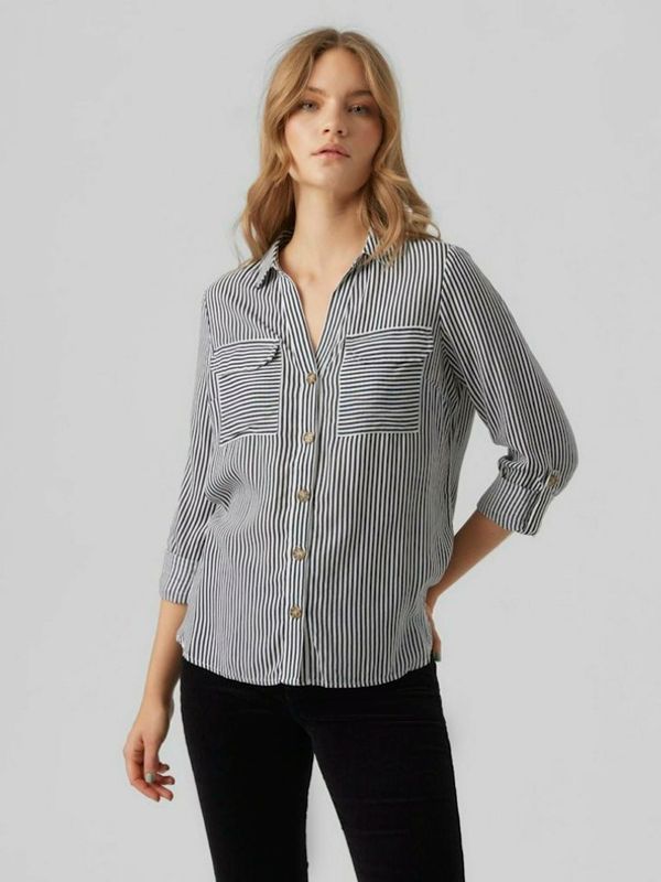 Vero Moda Vero Moda Bumpy Bluza plava