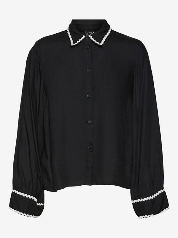Vero Moda Vero Moda Bumpy Košulja crna