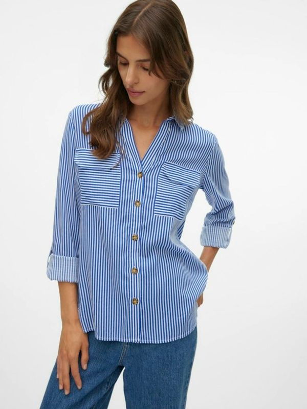 Vero Moda Vero Moda Bumpy Košulja plava