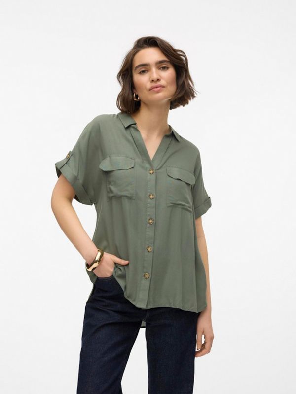 Vero Moda Vero Moda Bumpy Košulja zelena