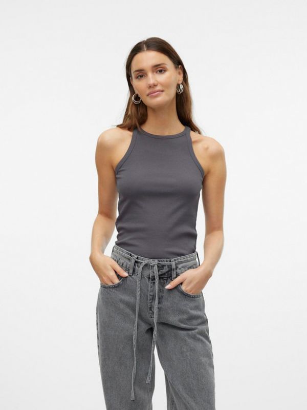 Vero Moda Vero Moda Chloe Majica bez rukava siva