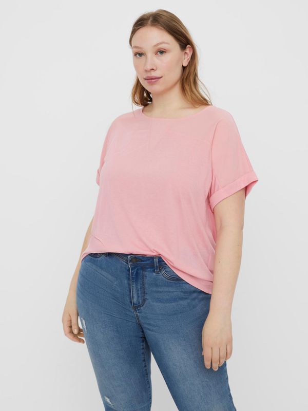 Vero Moda Curve Vero Moda Curve Ellen Bluza ružičasta