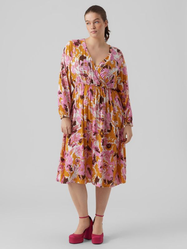 Vero Moda Curve Vero Moda Curve Lis Haljina ružičasta