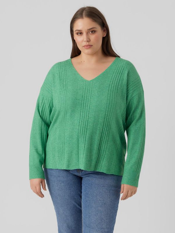 Vero Moda Curve Vero Moda Curve Minnie Džemper zelena