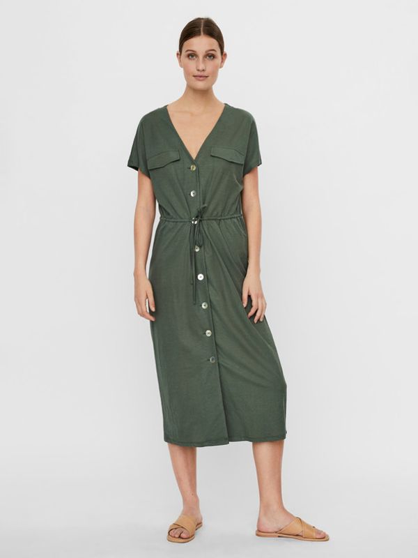 Vero Moda Vero Moda Ina Maria Haljina zelena