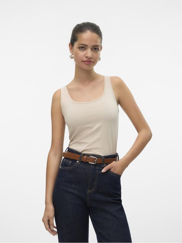 Vero Moda Vero Moda Lulu Majica bez rukava bež